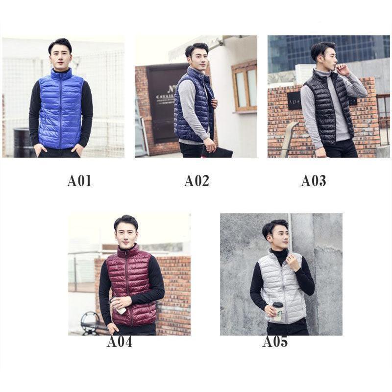 ダウンベスト メンズ トップス チョッキ 軽量 重ね着 暖かい 羽毛