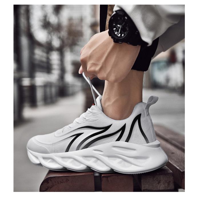 一部当日発送！スニーカー メンズ シューズ スポーツ カジュアル 厚底 滑りにくい 快適 おしゃれ 通気 ランニング 美脚 旅行 クッション性 身長アップ |  | 12