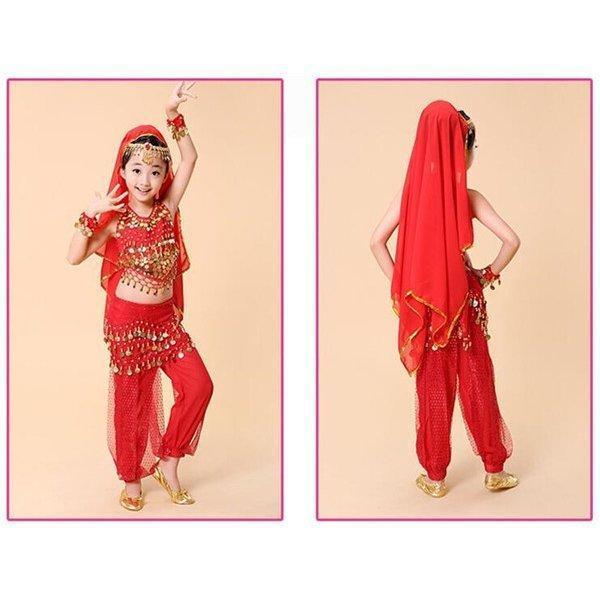 ベリーダンス 衣装 2点セット 子キッズ 子供用 可愛い 豪華 ステージ衣装 出演 舞踊衣装 アラブ アラビア衣装　パーティー衣装 イベント |  | 13