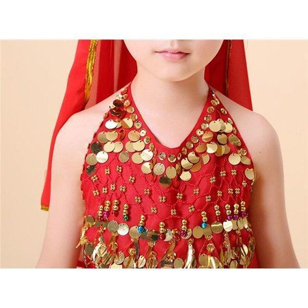 ベリーダンス 衣装 2点セット 子キッズ 子供用 可愛い 豪華 ステージ衣装 出演 舞踊衣装 アラブ アラビア衣装　パーティー衣装 イベント |  | 14