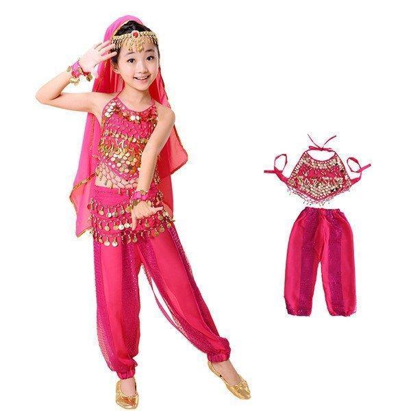 ベリーダンス 衣装 2点セット 子キッズ 子供用 可愛い 豪華 ステージ衣装 出演 舞踊衣装 アラブ アラビア衣装　パーティー衣装 イベント |  | 05