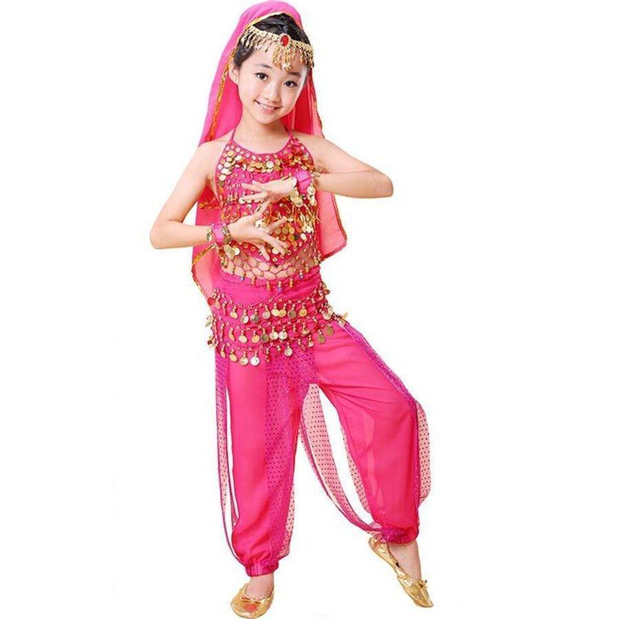 ベリーダンス 衣装 2点セット 子キッズ 子供用 可愛い 豪華 ステージ衣装 出演 舞踊衣装 アラブ アラビア衣装　パーティー衣装 イベント |  | 09