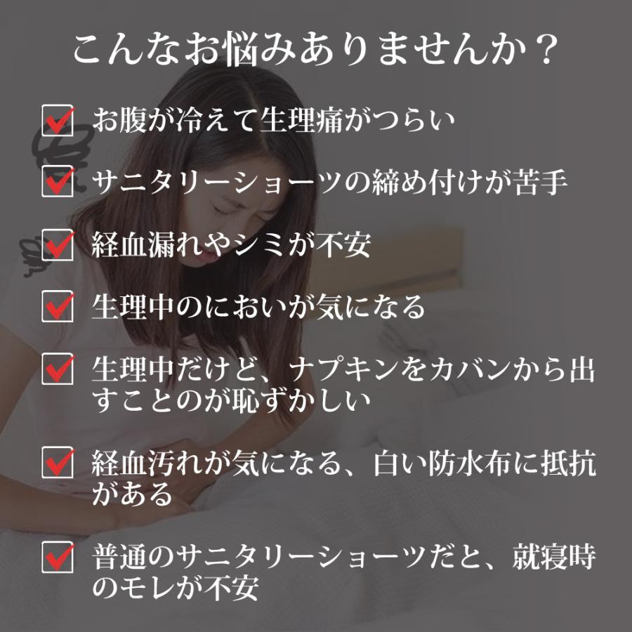 2点セットサニタリーショーツ 吸水ショーツ 生理用 下着パンツ コットン 通気快適 昼用 夜用 吸収 漏れない 安心 ハイウエスト ポケット付 防水 抗菌 防臭 温活 |  | 02
