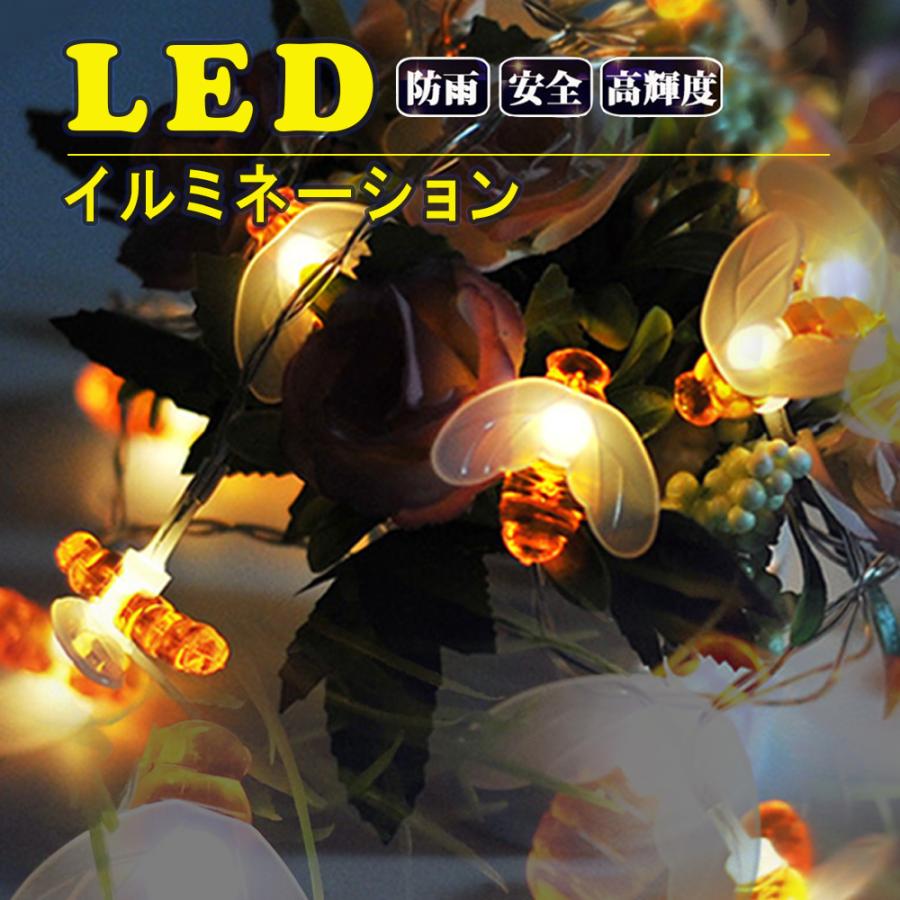 イルミネーション Ledライト クリスマスツリー クリスマス ハロウィン 新年 おしゃれ 点灯多パターン ソーラー 太陽光パネル 防雨 屋外 省エネ 電飾飾り 完成品