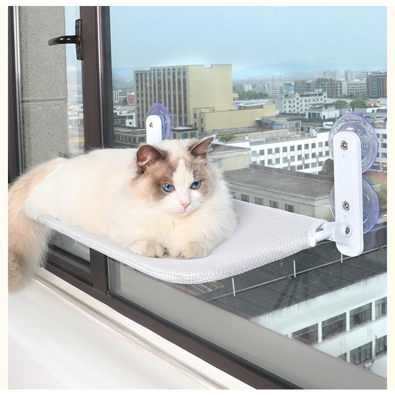 猫ハンモック 折畳み式猫ハンモック 吸盤 猫窓用ハンモック 猫窓ベッド