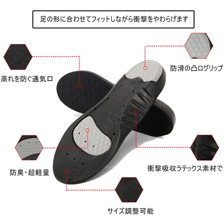 インソール衝撃吸収 ウォーキング立ち仕事 ランニング滑り止め M インソール衝撃吸収 ウォーキング立ち仕事 ランニング滑り止め M