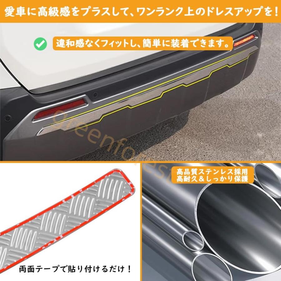 新型 RAV4 60系 アクセサリー リアバンパーガーニッシュ リア