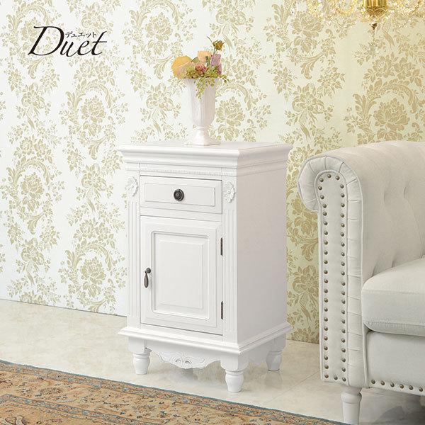 人気ブランド新作豊富 綺麗 白 ホワイト コンソール 可愛い 可愛いのに収納力抜群 クラシカル シャビーテイスト コンソール デュエット Duet 女の子 ガーリー シャビー テレビ台 キャビネット