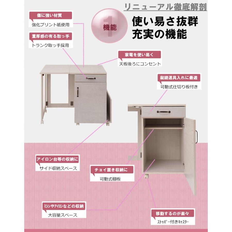 Reriar レリアル 折りたたみ式ミシン台ワゴン フレンチカントリーチックに仕上げたキッチン収納シリーズ Ggn 256 Green Green 通販 Yahoo ショッピング
