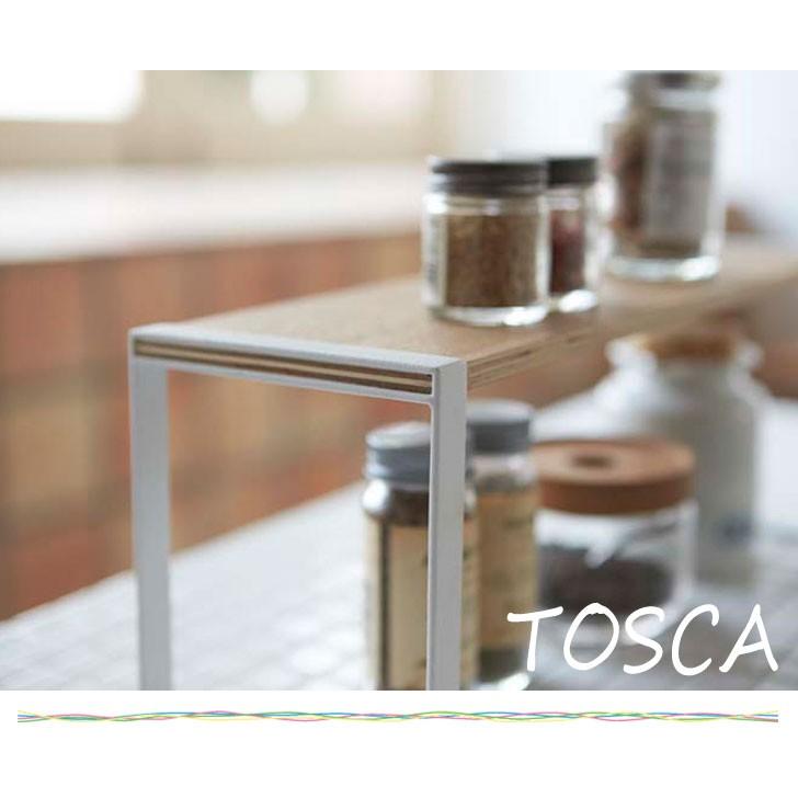 TOSCA トスカ キッチンラック　スチールと木の組み合わせが美しいインテリア雑貨｜greengreenwebshop｜02