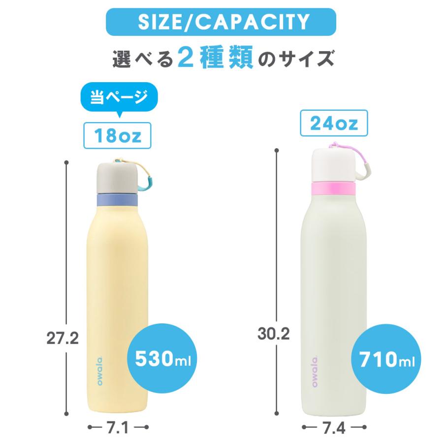 オワラ フリーシップ ツイスト 18oz 保冷 ボトル 水筒 国内正規品