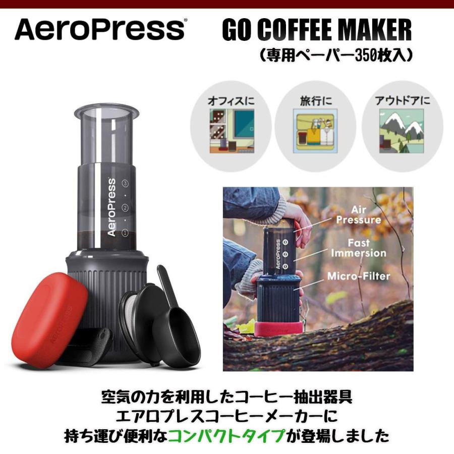 AeroPress（エアロプレス） ゴー コーヒーメーカー コーヒーミル用 手
