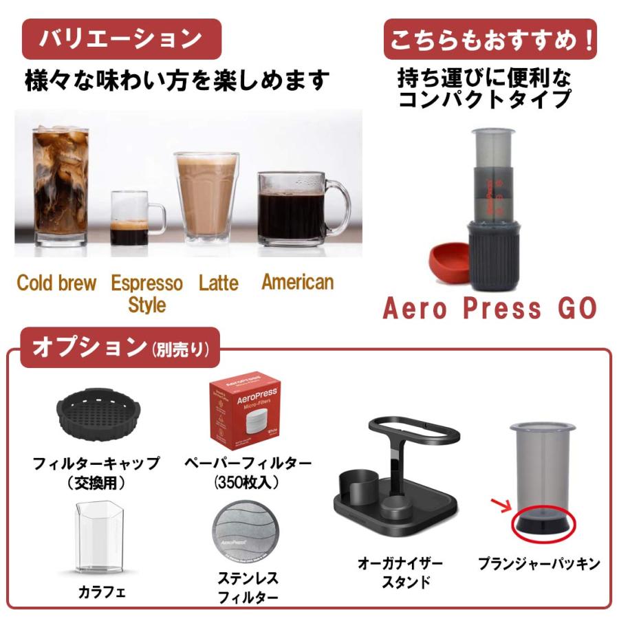 AeroPress（エアロプレス） コーヒーメーカー（クリア） コーヒーミル
