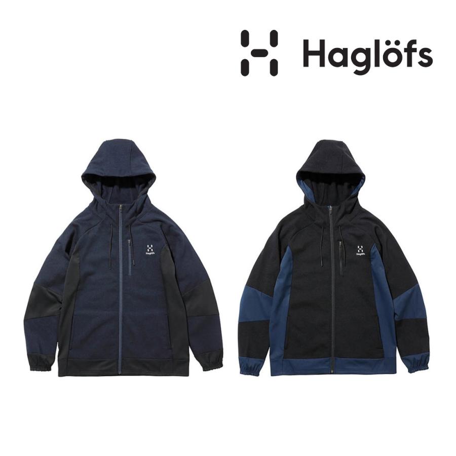 HAGLOFS（ホグロフス） ハイブリッド パーカー メンズ フード