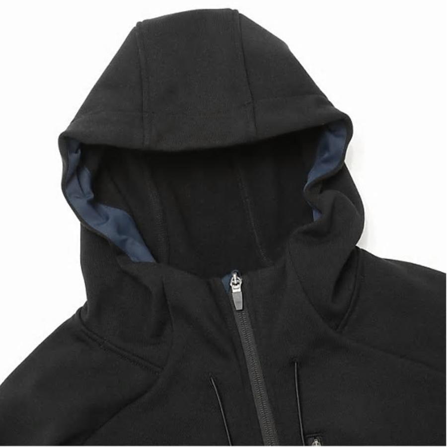 HAGLOFS（ホグロフス） ハイブリッド パーカー メンズ フード