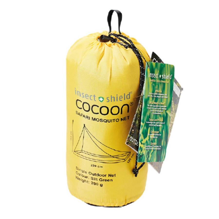 COCOON アウトドア蚊帳ネット 収納袋付き cocoon（コクーン） アウトドアネット シングル 蚊帳 国内正規品