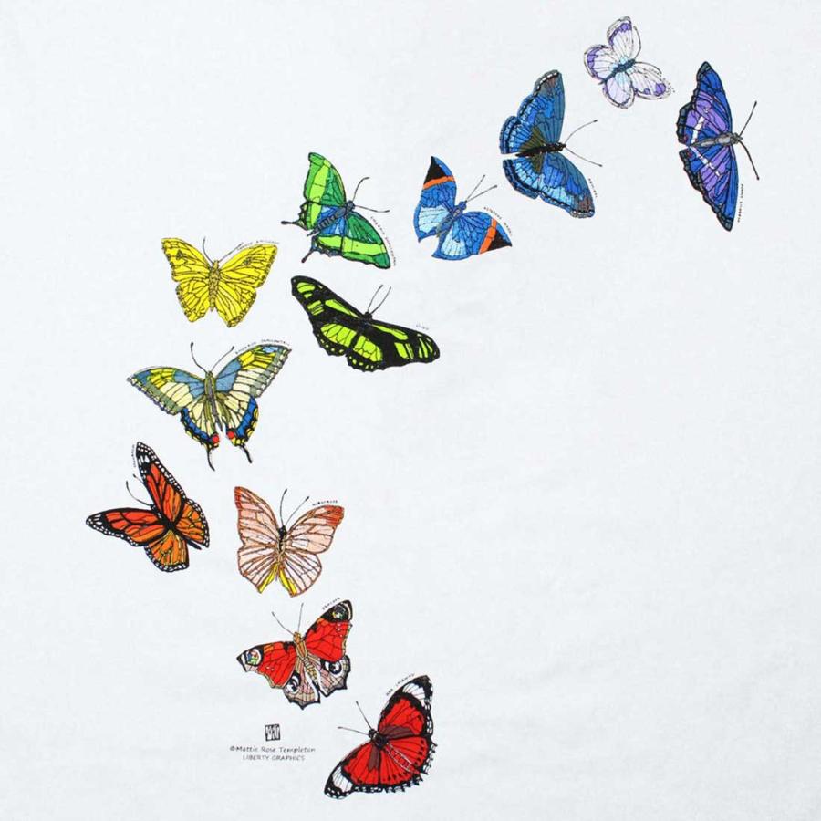 リバティグラフィックス T BUTTERFLY SPECTRUM 蝶 バタフライ ティー
