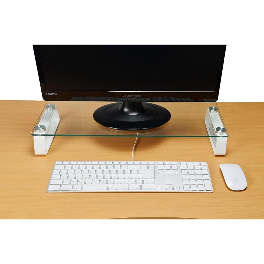 強化ガラスディスプレイ台 メタルスタンドタイプ 耐荷重kg 幅560mm Gh Dkbc Cl グリーンハウス グリーンハウスストアyahoo 店 通販 Yahoo ショッピング