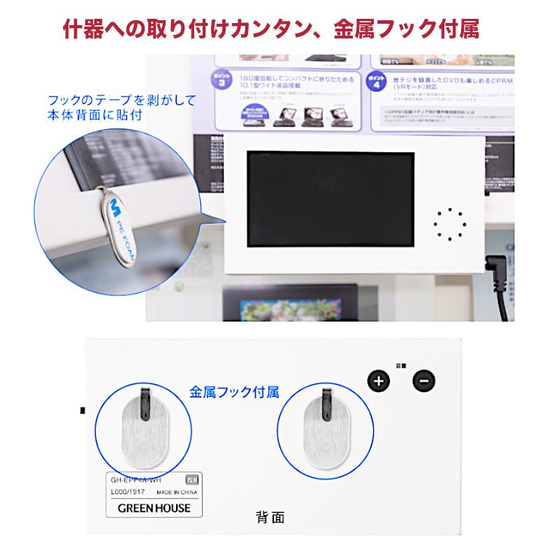 GREEN HOUSE(パソコン) 電子POP モニター 4.3インチ 4.3型 紙 GREEN HOUSE(パソコン) 電子POP モニター 4.3インチ 4.3型 紙