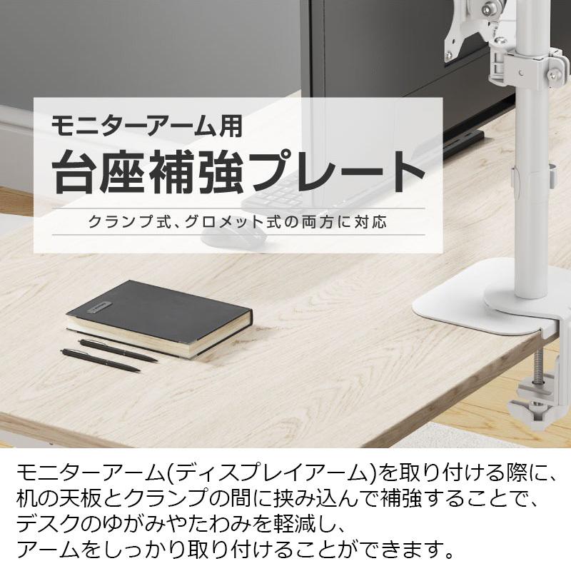 GREEN HOUSE（グリーンハウス） モニターアーム 補強プレート ぐらつき