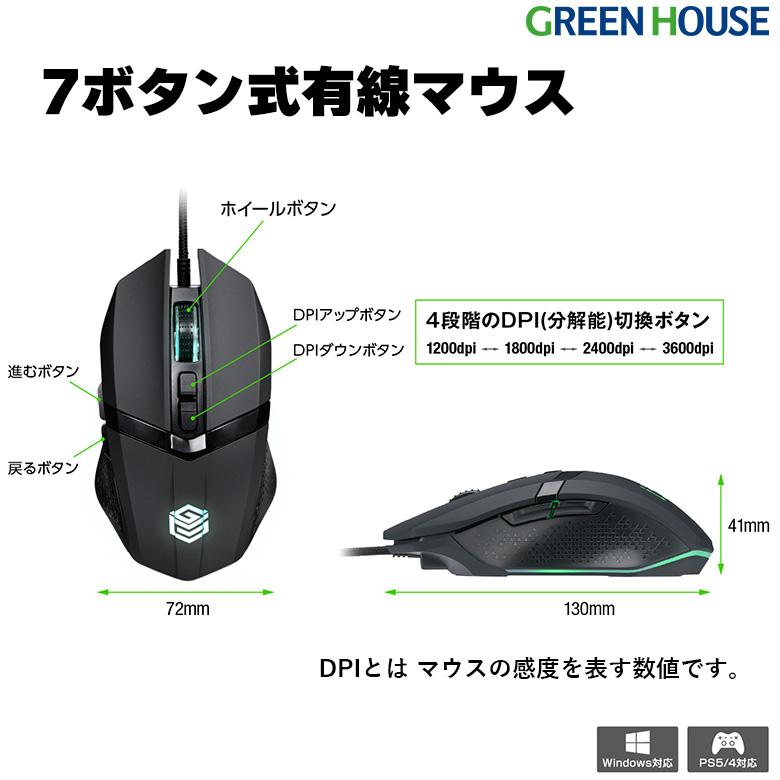 ゲーミングデバイスセット ゲーミング キーボード マウス ヘッドセット ヘッドフォン マウスパッドAPEX GH-GMSETA グリーンハウス｜greenhouse-store｜04