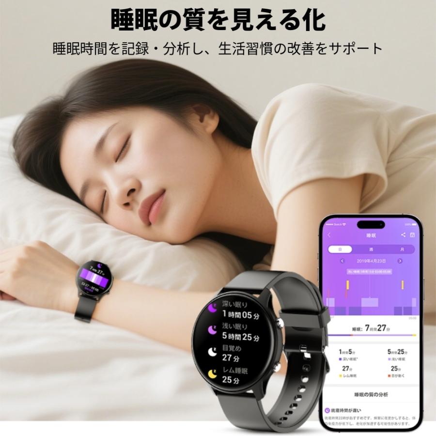 GREEN HOUSE（グリーンハウス） スマートウォッチ ラウンド型 円形