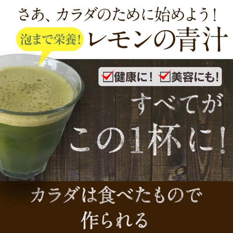 青汁 ケールの青汁 国産青汁 レモンの青汁 60袋 送料無料 1日分のビタミンC 免疫力 スーパーフード 大分県産 野菜不足 酵素青汁 ビーガン|greenhouse|12
