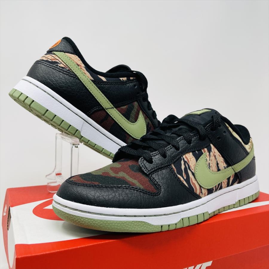 ダンク（NIKE） ナイキ ダンク ロー ブラック マルチ カモ NIKE DUNK 