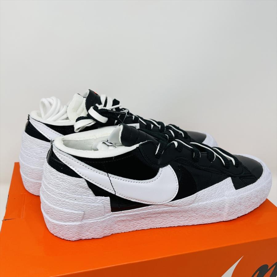 ナイキ ブレーザー ロー サカイ ブラック パンテント レザー NIKE BLAZER LOW x sacai Black Patent Leather メンズ スニーカー DM6443-001｜greening｜03