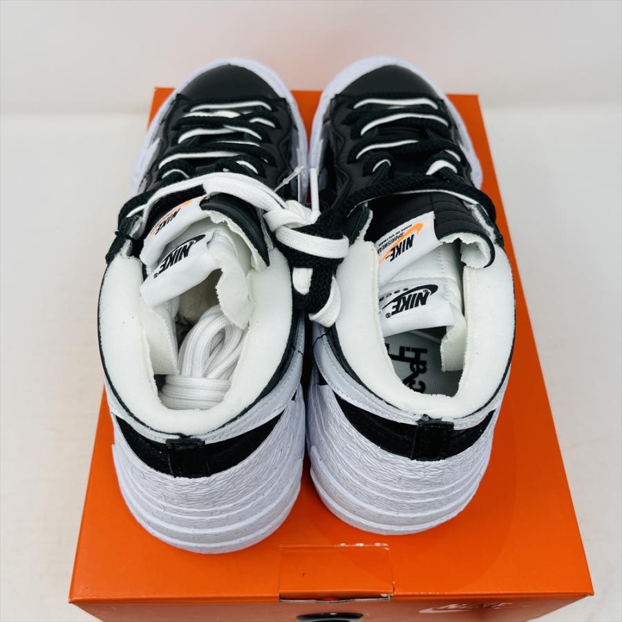 ナイキ ブレーザー ロー サカイ ブラック パンテント レザー NIKE BLAZER LOW x sacai Black Patent Leather メンズ スニーカー DM6443-001｜greening｜04