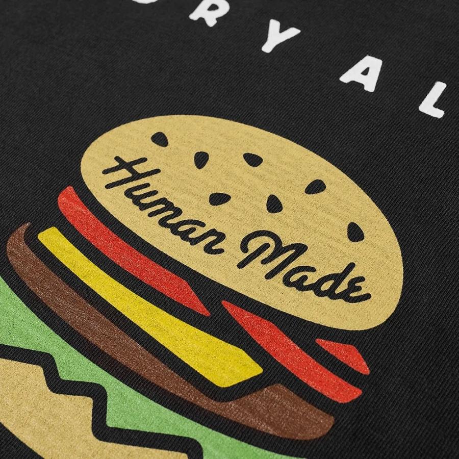 HUMAN MADE Burger Tee ヒューマン メイド ハンバーガー Tシャツ 黒 