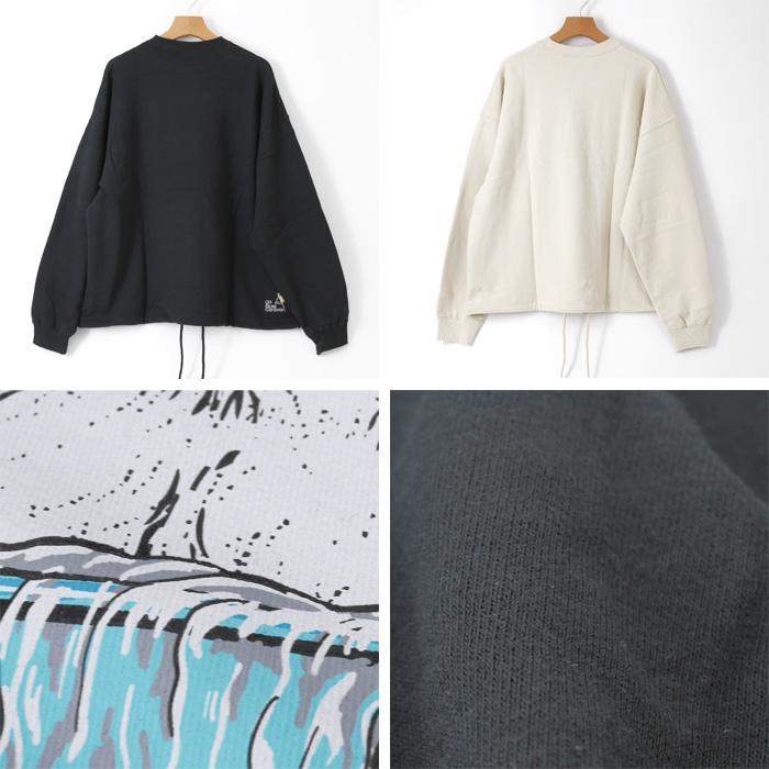 go slow caravan（ゴースローキャラバン） 空紡糸裏毛ドラム缶風呂クマ