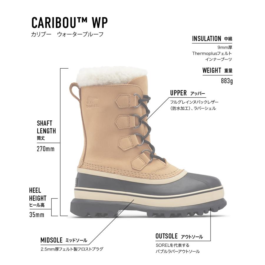 SOREL（ソレル） スノーブーツ 2025秋冬 レディース カリブー