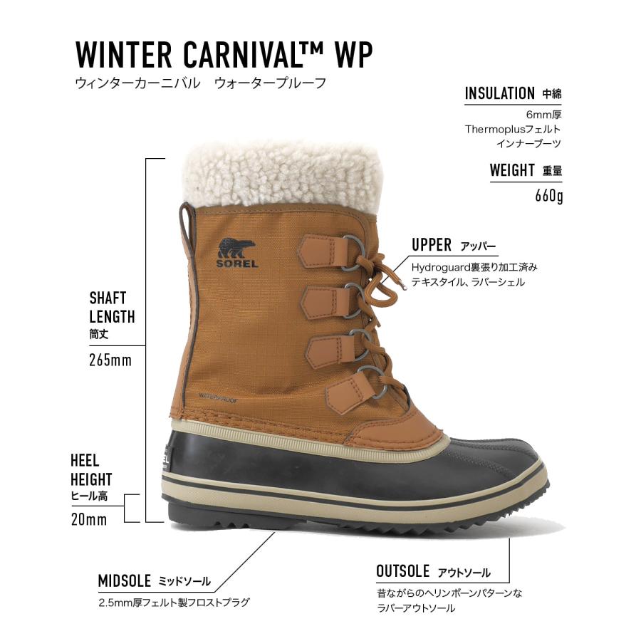 SOREL ソレル ウィンターカーニバル24cm 楽天市場】ソレル ウィンターカーニバル 24の通販