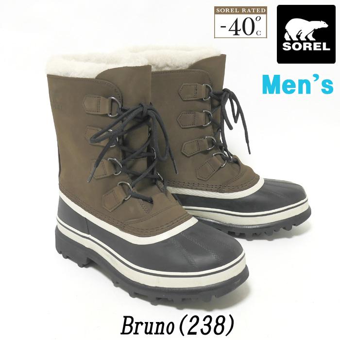 SORELソレル　カリブー防水オールフルグレインレザーメンズ26cm 新品未使用 SOREL（ソレル） スノーブーツ メンズ 2025秋冬 カリブーウォーター
