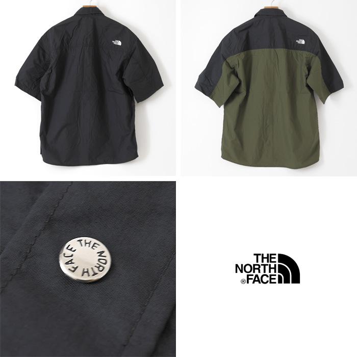 ザノースフェイス　THE NORTH FACE　シャツ　ショートスリーブヌプシシャツ（メンズ）　S/S Nuptse Shirt　半袖　切り替え　登山　キャンプ　はっ水　NR22331｜greenlabo555｜08