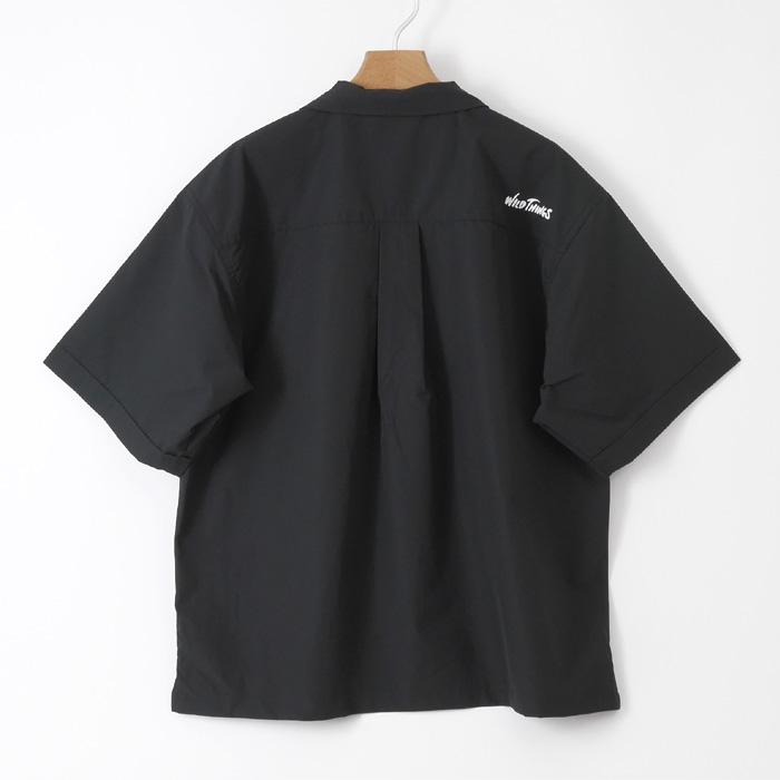 ワイルドシングス シャツ オープンカラーポケットシャツ （メンズ） WILDTHINGS OPEN COLLAR POCKET SHIRT 開襟 ワイシャツ WT25041ADの画像