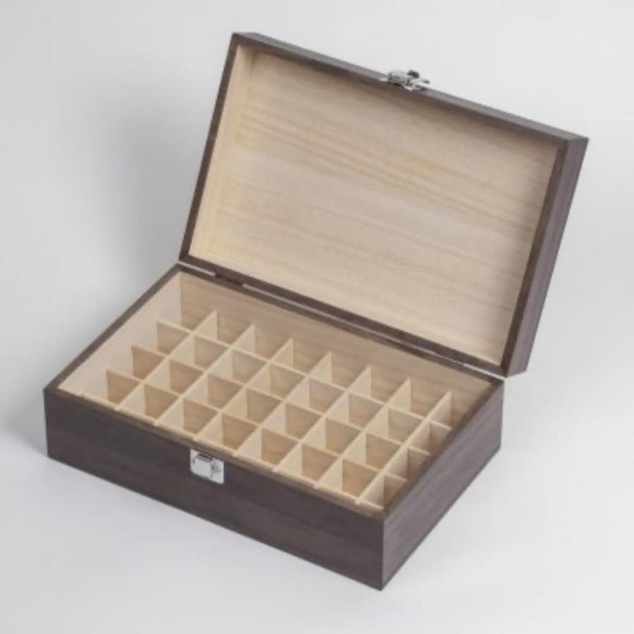 エッセンシャルオイル ケンソー オイルボックス 30本用 桐製収納ラック