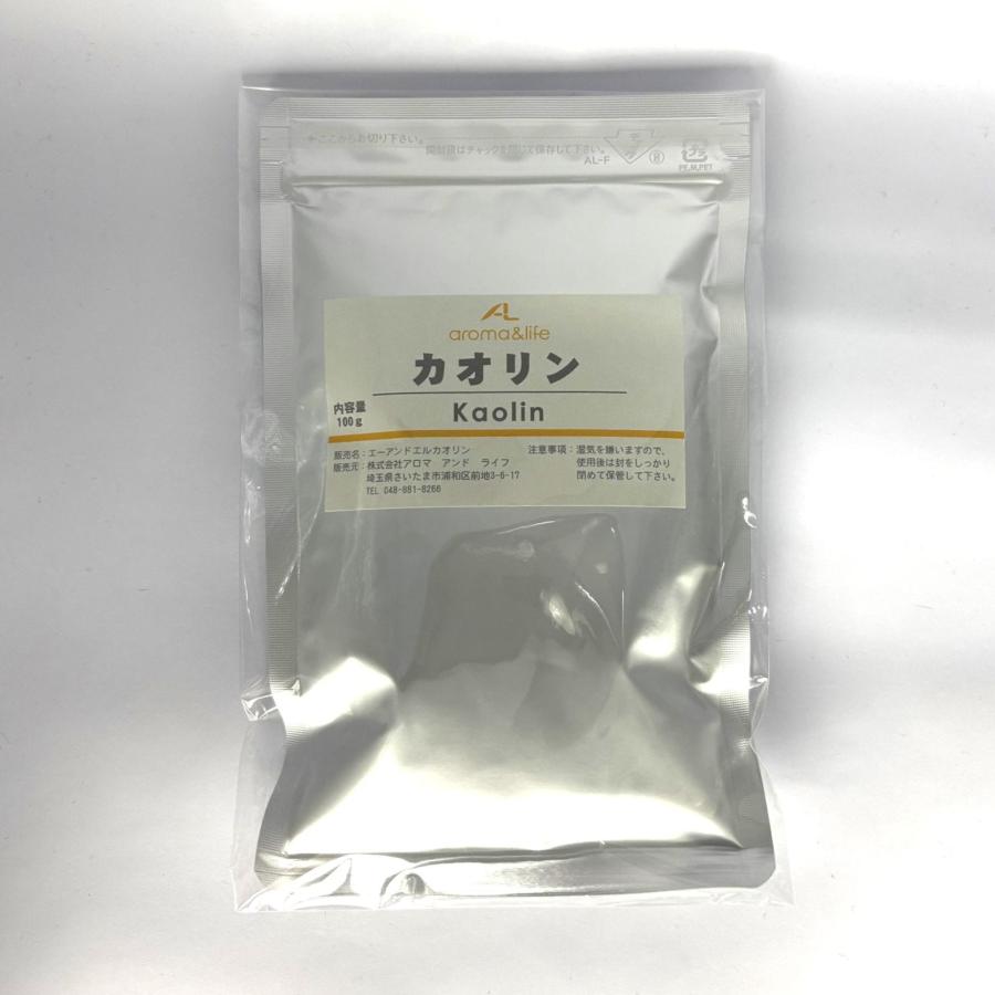 カオリン100ｇ 無香料 精油 基材 アロマテラピー エッセンシャルオイル アロマクラフト アロマ基材 保湿 手作り アロマ  手作り化粧品 クレイ 水 メーカー | プラナロム