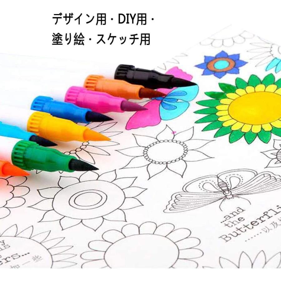年間ランキング6年連続受賞 画筆 24色 細い 水性ペン マーカーペン カラーペン 水彩ペン 双ペン先 絵画 塗り絵 プラバンセット 子供の日 ギフト プレゼント 学生 マーカー Www Fattoriabacio Com