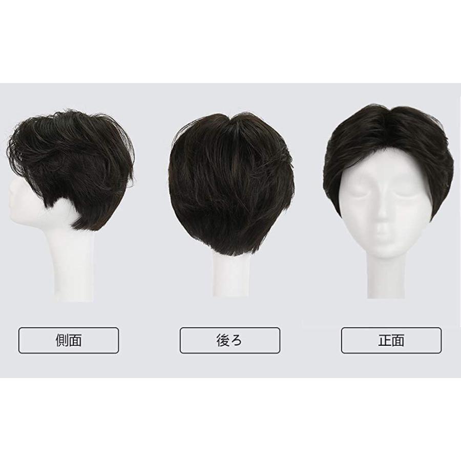 67 以上節約 Nicehair 100 人毛 フルウィッグ メンズ ウィッグ かつら ショート 短髪 ファッション ゆるふわ 自然 原宿 ネット付き 通気 Recomenda Co