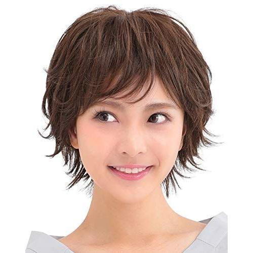 新春福袋21 ウィッグ Aquadoll アクアドール フルウィッグ Pw037mbr Mbr モカブラウン フリーサイズ ショート ウルフ ネオ メンズアクセサリー
