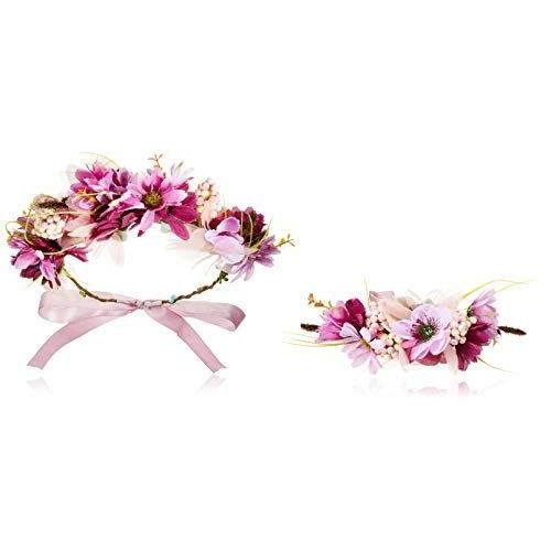 超歓迎 ザファンタジー Thefantasy 花かんむり 花冠 結婚式 ウエディング ブライダル 髪飾り Fhkan086pepk2w Fhka 新版 Www Aqtsolutions Com