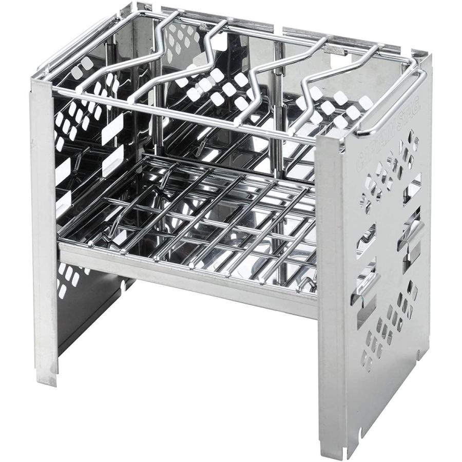 キャプテンスタッグ Captain Stag バーベキューコンロ 激安本物 焚火台 1台3役 スマートグリル B6型 バッグ付 カマド 折りたたみ