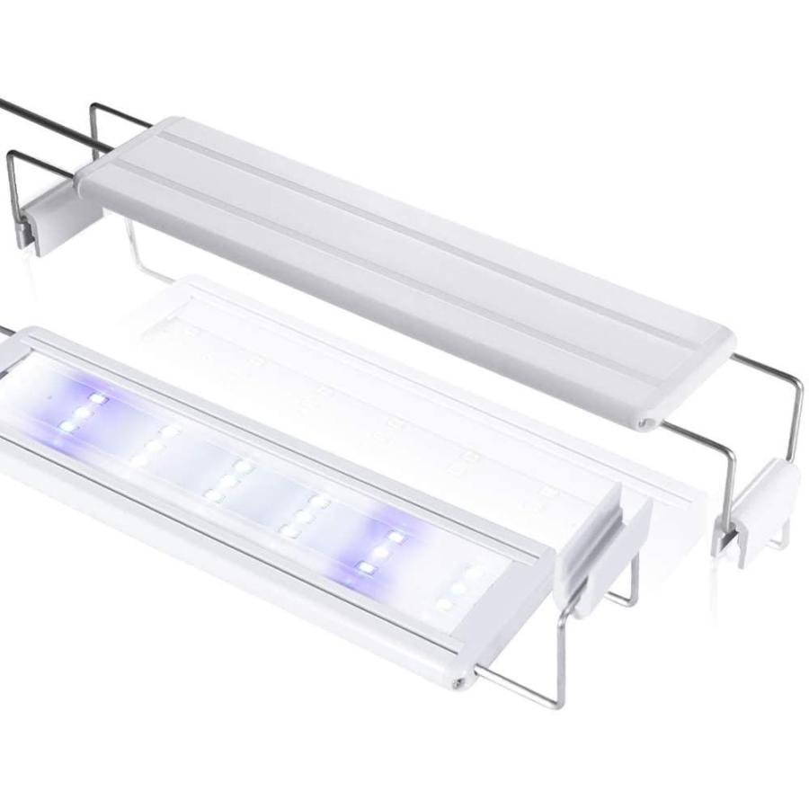 日本最大級 Ledgle 水槽ライト Ledアクアリウムライト 10w 39個led 50 60cm対応 熱帯魚 観賞魚飼育 水草育成 水槽照明用 省エ