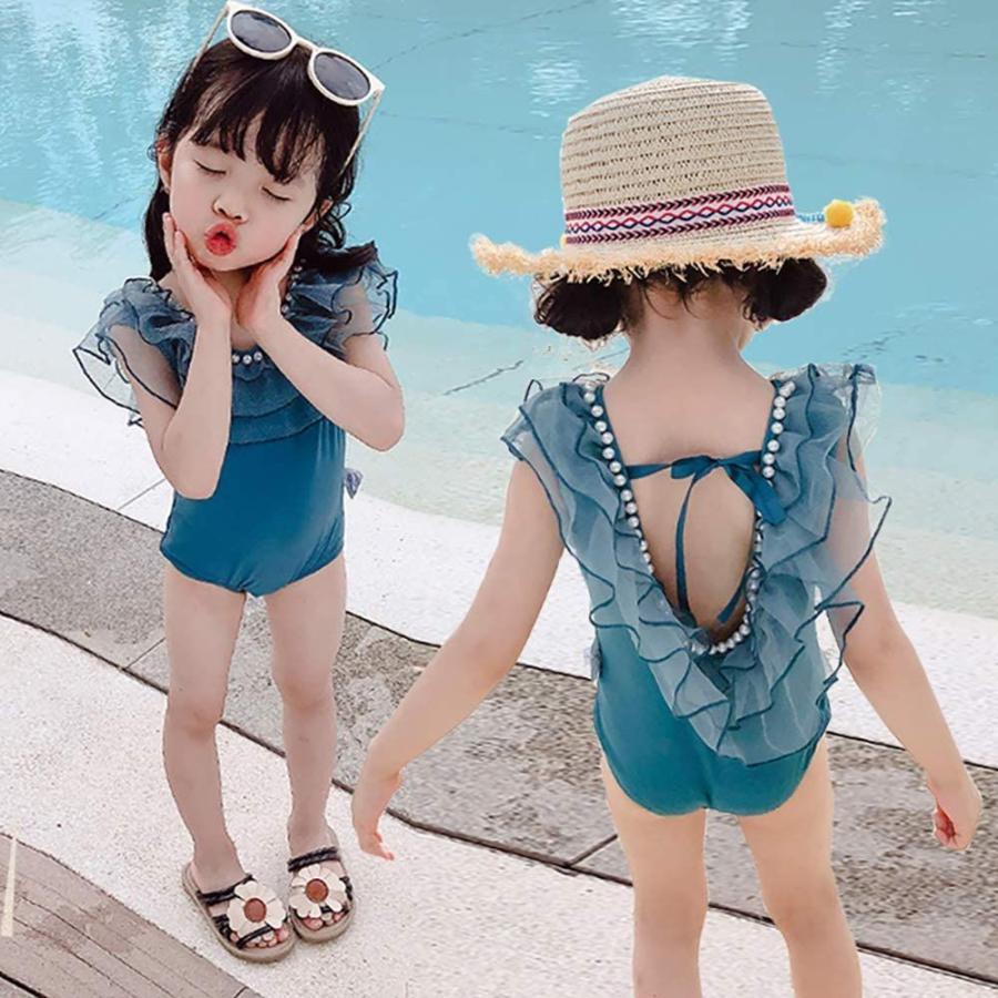 買い物 Mumamp Nny 水着 キッズ 女の子 ワンピース フリル 子供水着 プリンセス キュート 海水浴 幼稚園 練習用 スクール プール ビーチ Cisama Sc Gov Br