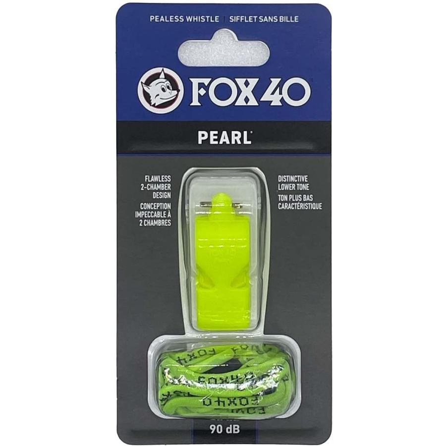 687円 おすすめ Fox40 フォックス40 Classic Pearl ホイッスル プロ審判用115db 90dbランヤード付属