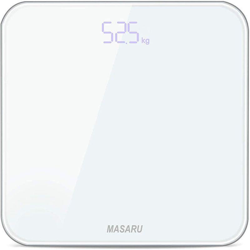 MASARU ヘルスメーター 体重計 デジタル 乗るだけ 電源自動ON/OFF バックライト付 180kgまで対応 高精度 ボディスケール｜greenlinestore｜06