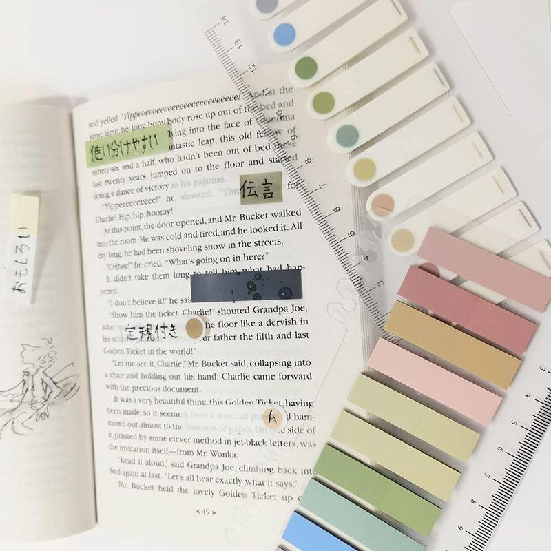 Shinkito 付箋 フィルム かわいいふせん 6本セット10枚入り おもしろい 見出し 付箋紙 カラフルな色 貼り直し リングノート 017 Green Store 通販 Yahoo ショッピング