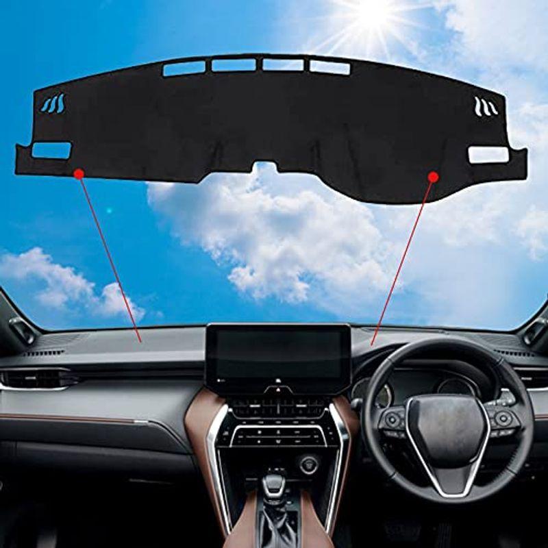 ダッシュボードカバー トヨタ ハリアー 80系 ダッシュボードマット 保護マット 車載アクセサリー 車内 内装パーツ To 受注生産品 日焼け止めパッド